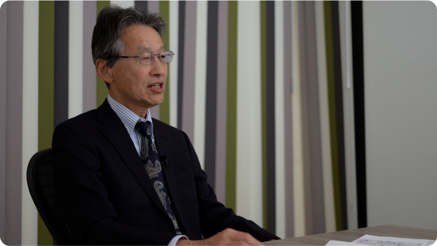 課題テーマ「スマートエネルギーマネジメントシステムの構築」について語る浅野 浩志さん